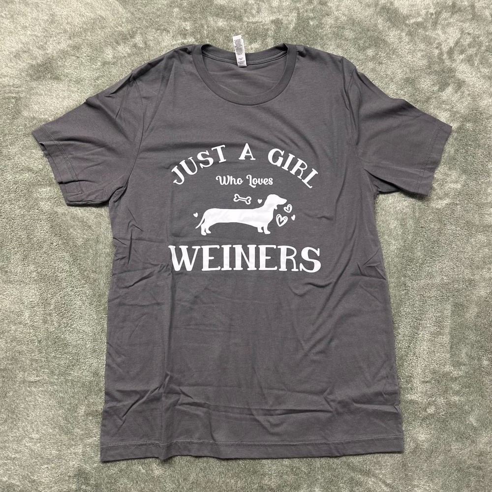 Weiner Dog - Dachsund - Graphic T-shirt - Size Large‎ - Womens - Funny